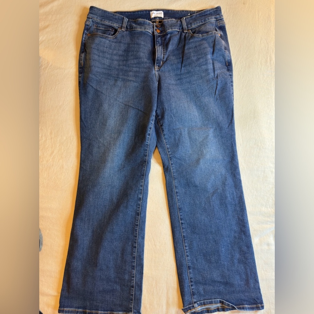 Lane Bryant Dark Wash Straight Jeans